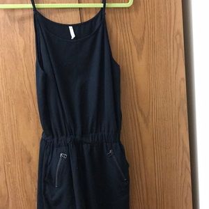 *SOLD* Spaghetti strap romper with pockets